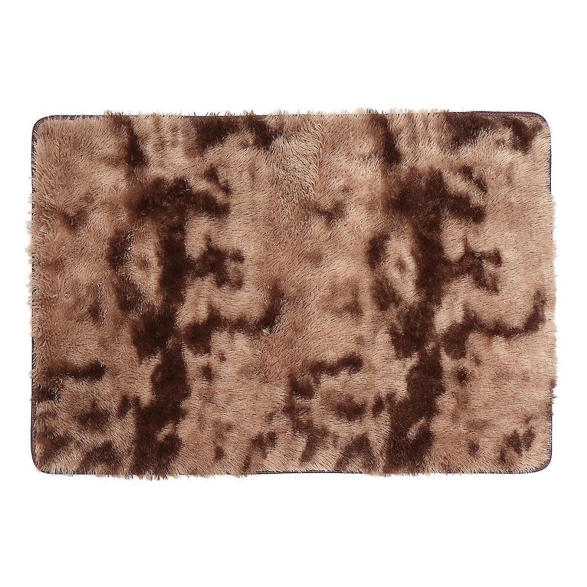 Plush Shaggy Soft Carpet Area Rug - Anti-slip Floor Mat For Living Room, Bedroom, Home Decor