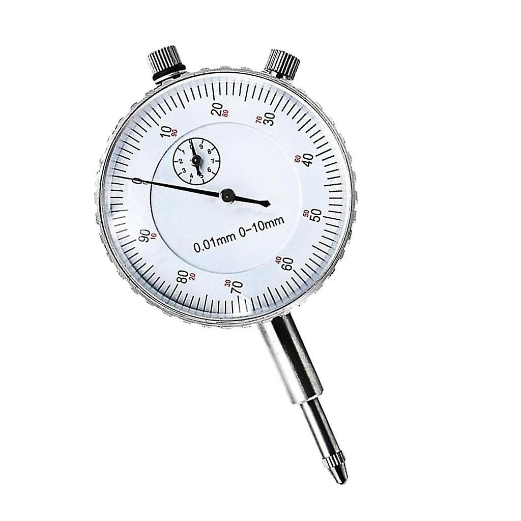 High Precision 0-10mm Measuring Range Dial Indicator Gauge 0.01mm Accuracy
