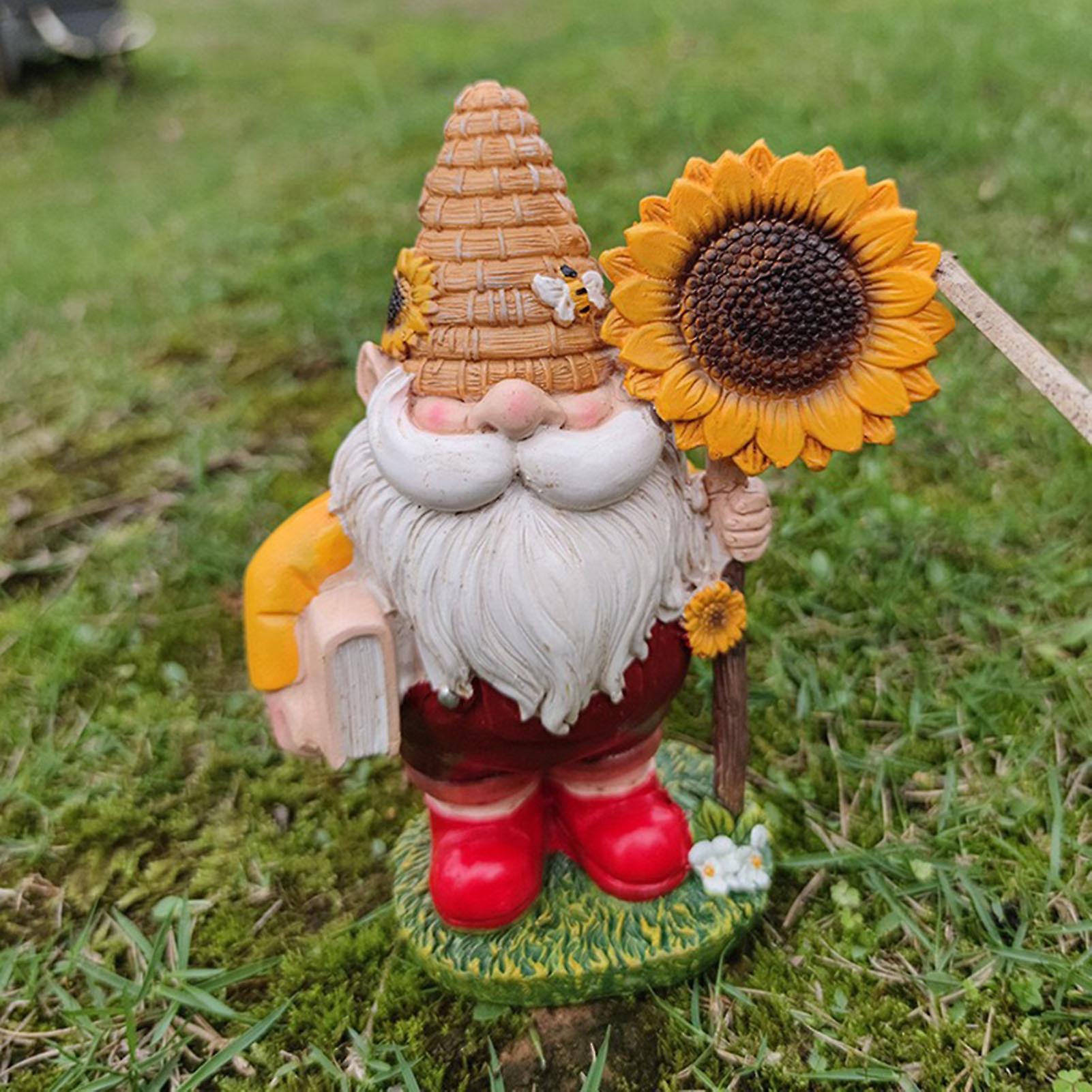 Gnomes Dwarf Garden Statue Durable Fabric Doll Ornament