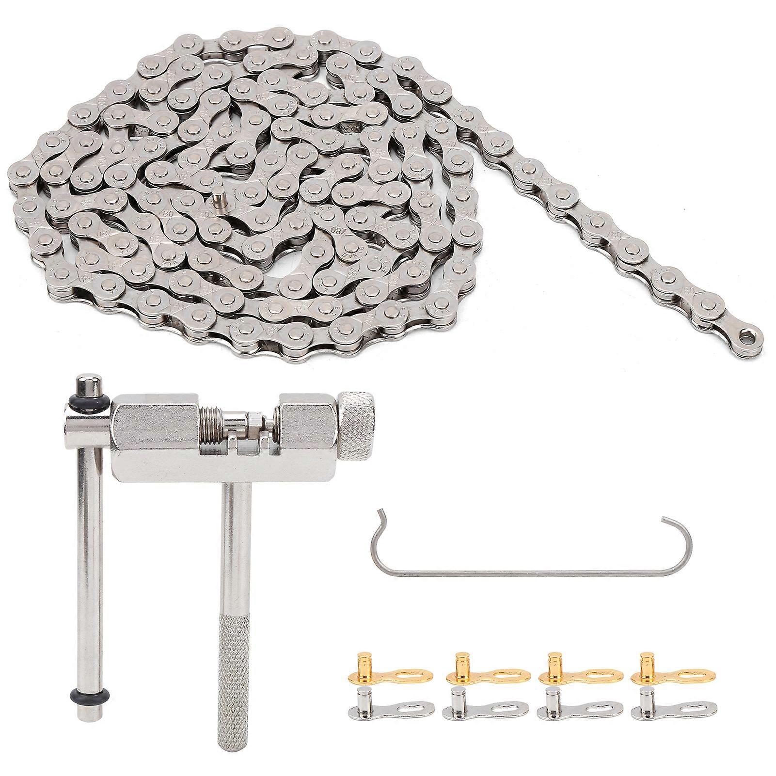 Folding bike chain for mountain road, 6/7/8 speed set