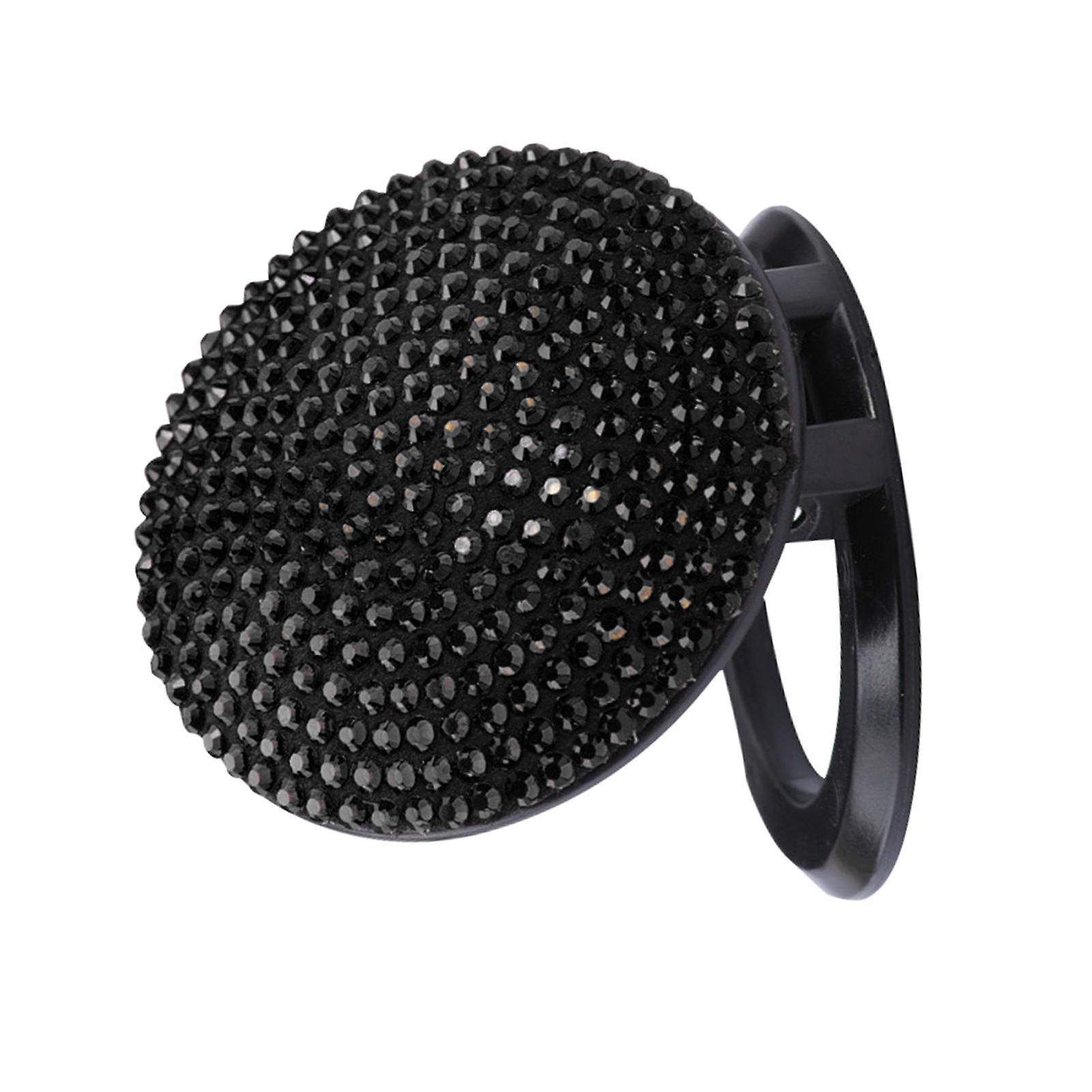 Car Automotive Push Ignition Start Button Protective Cover Shiny Glitter White