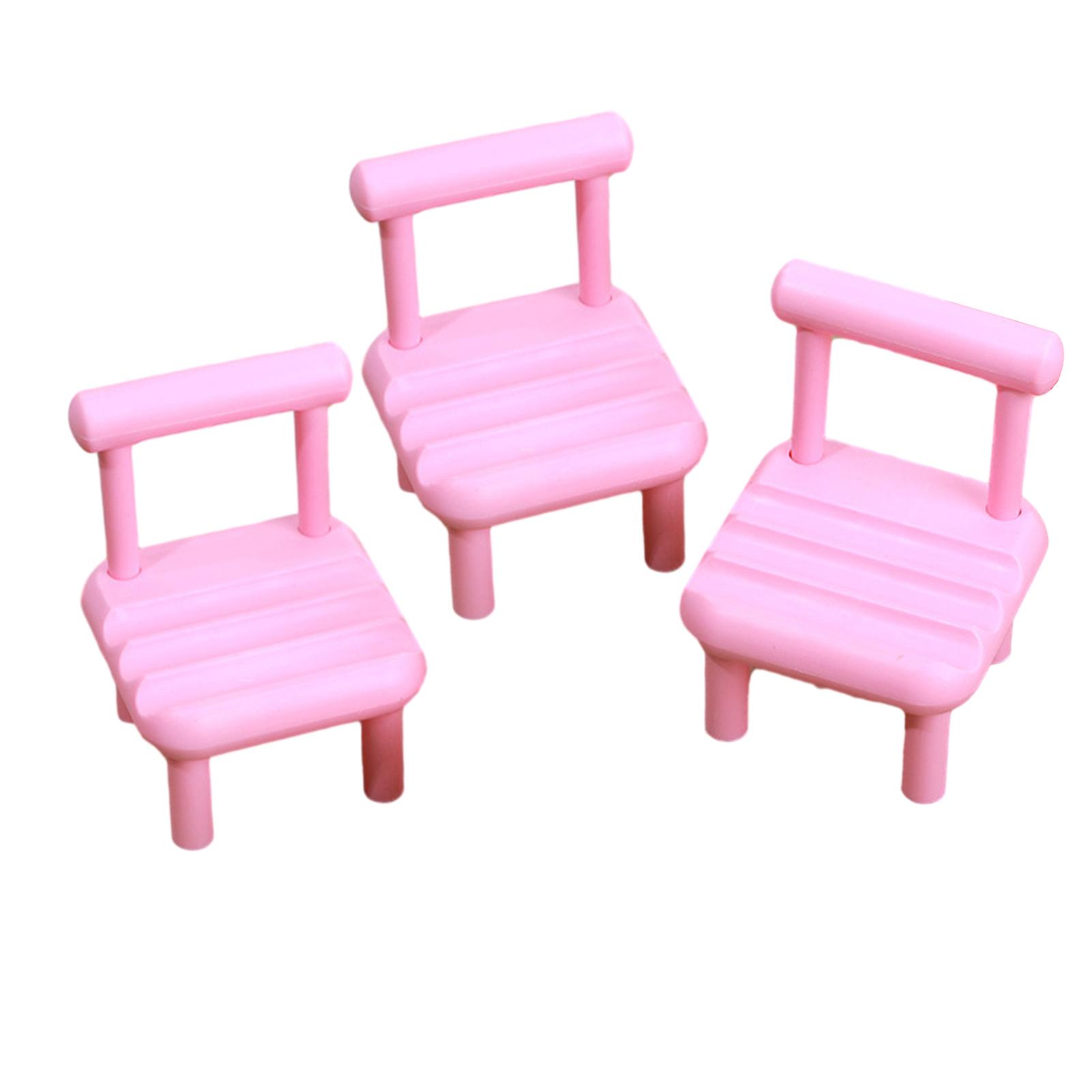 3Pcs Phone Tablet Stand Creative Chair Groove Design Adjustable Viewing Detachable Stable Support Lazy Phone Stand 