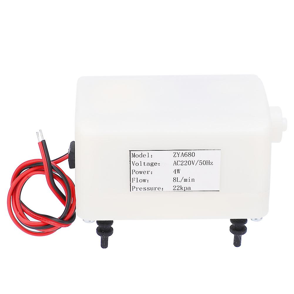 ZYA680 Mini Air Pump Ultra Mute 4W 6‑8L/min 15‑25kpa AC DC Electric InflatorAC220V