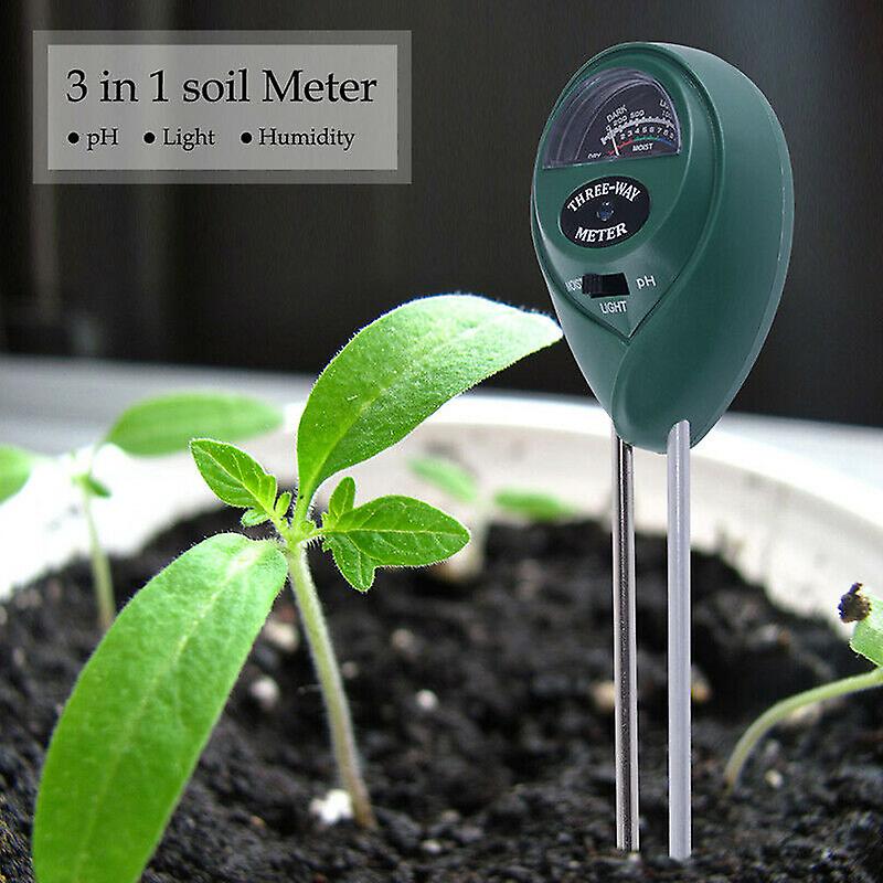 3 in 1 Soil Tester Water Moisture Light PH Test Meter for Garden Plant Seeding Soil Test New