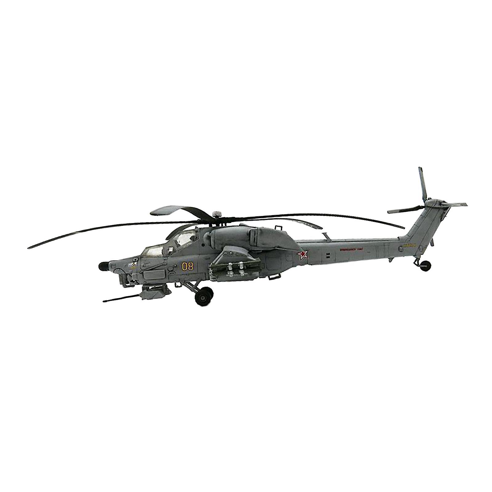 1:72 Mi 28 Attack Helicopter Assembly Model Miniature Durable Airplane Model