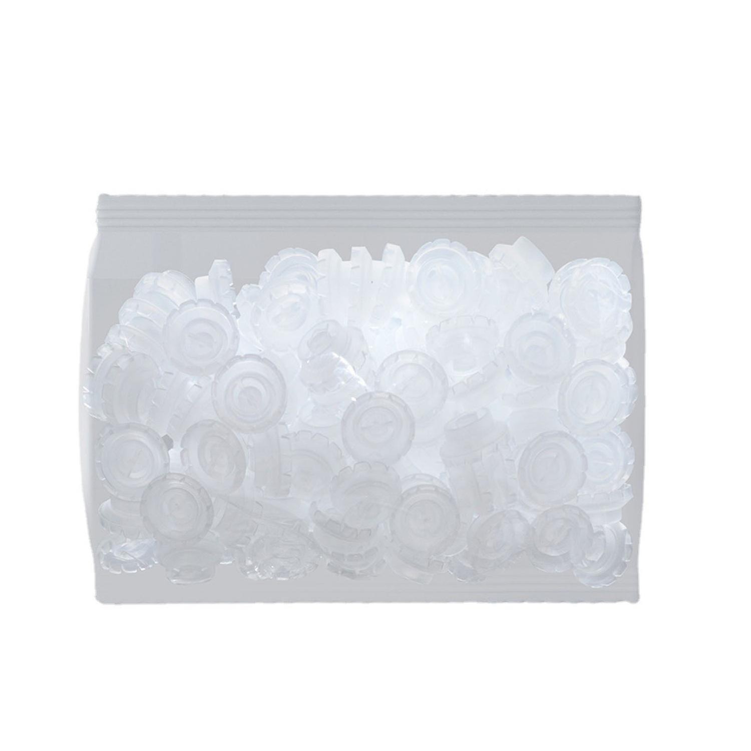 100Pcs/Bag Eyelash Extension Cup Camellia Easy to Use Ultralight Portable Multi-use Beauty Accessory
