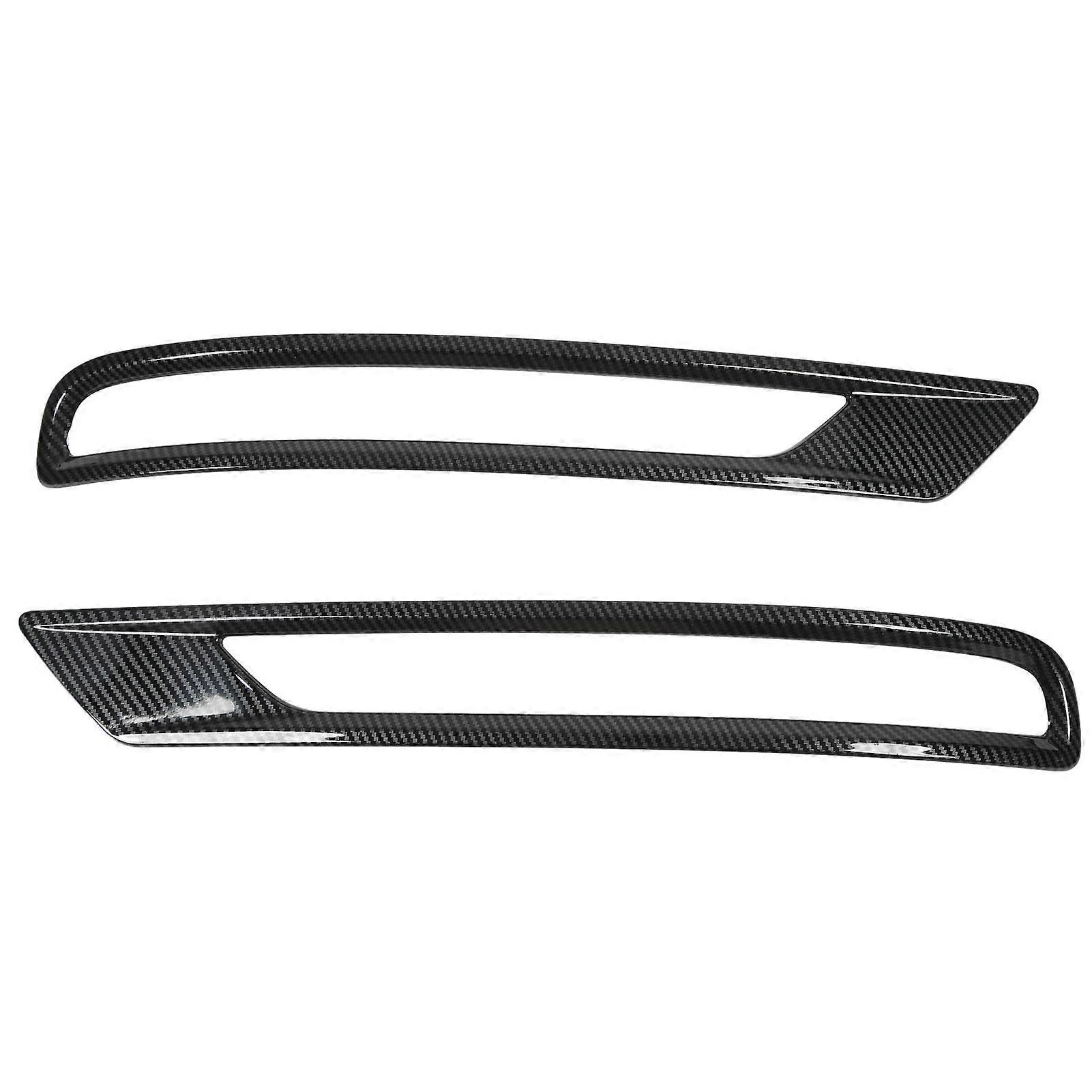 Rear Fog Light Frame Carbon Fiber Style Tail Fog Lamp Frame Cover Trim Replacement for Mitsubishi Outlander 2023 