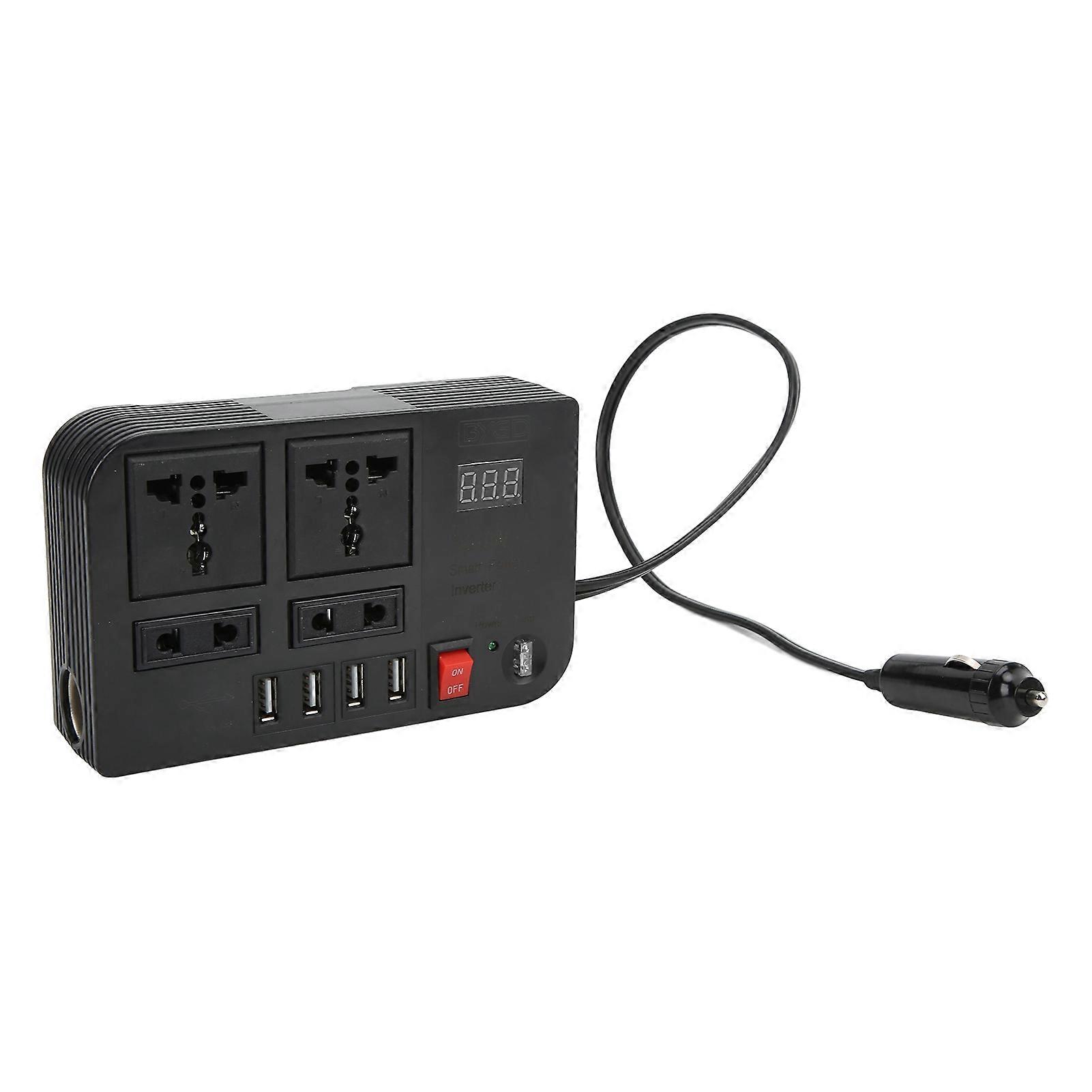 Power Inverter 12V to 220‑240V 600W Modified Sine Wave Cigarette Lighter DC Inverter Universal for Car