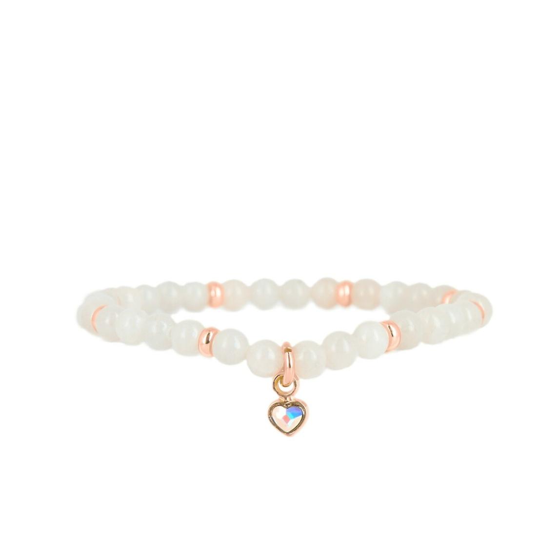Bracelet Les Interchangeables A59920 - Perle Coeur Gris Femme