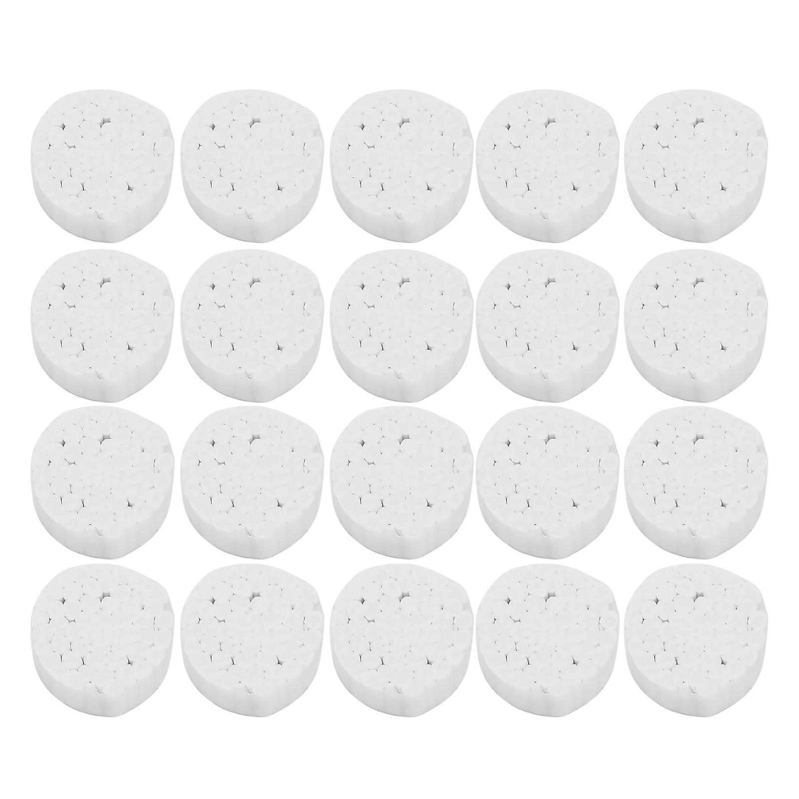 Pack of 100 dental cotton balls in a roll, natural and highly absorbent