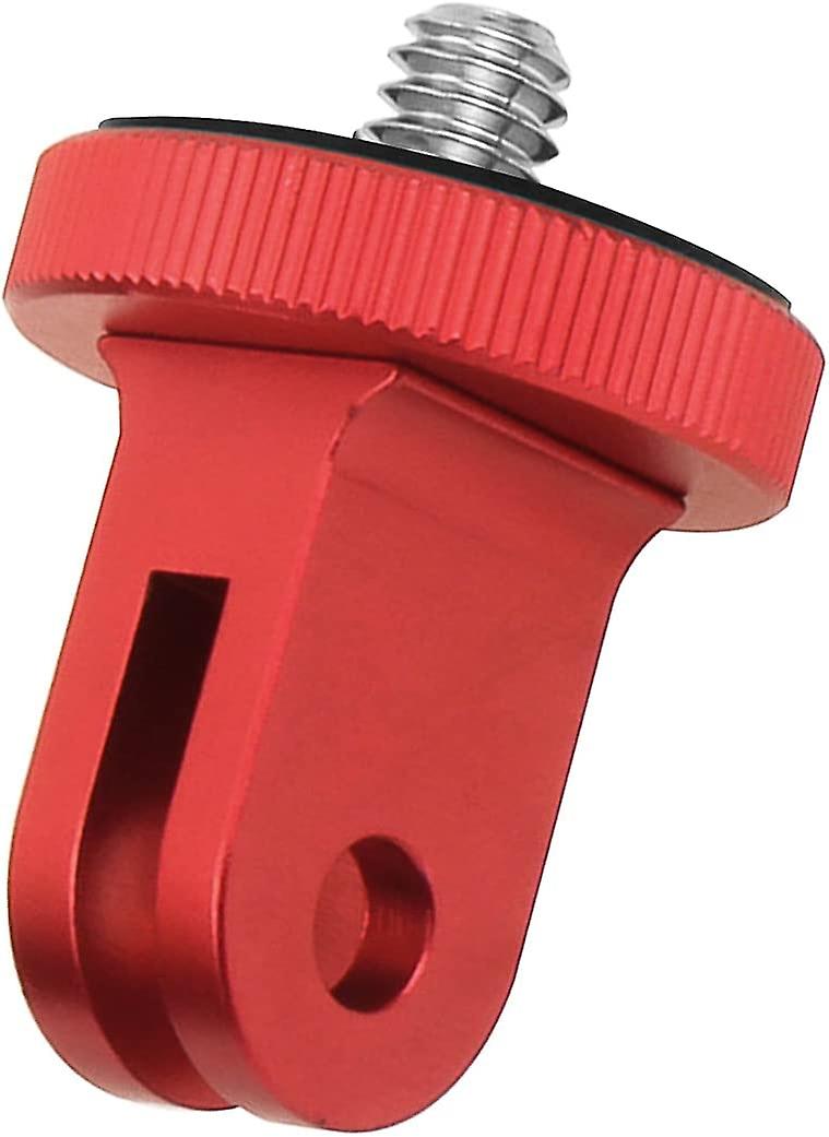 Camera Mount Adapter, Metal Mount Adapter, Conversion Adapter Tripod Mounting for Camera (1pc, red)
