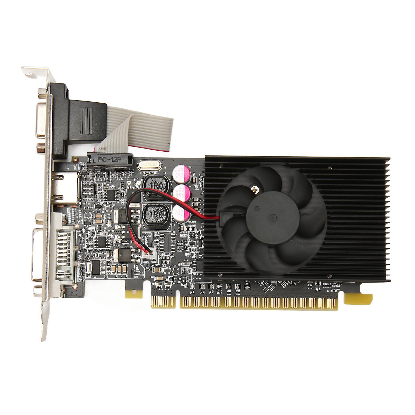 GT610 2GB DDR3 64bit Graphics Card with Cooling Fan DVI VGA HDMI for Gaming PC