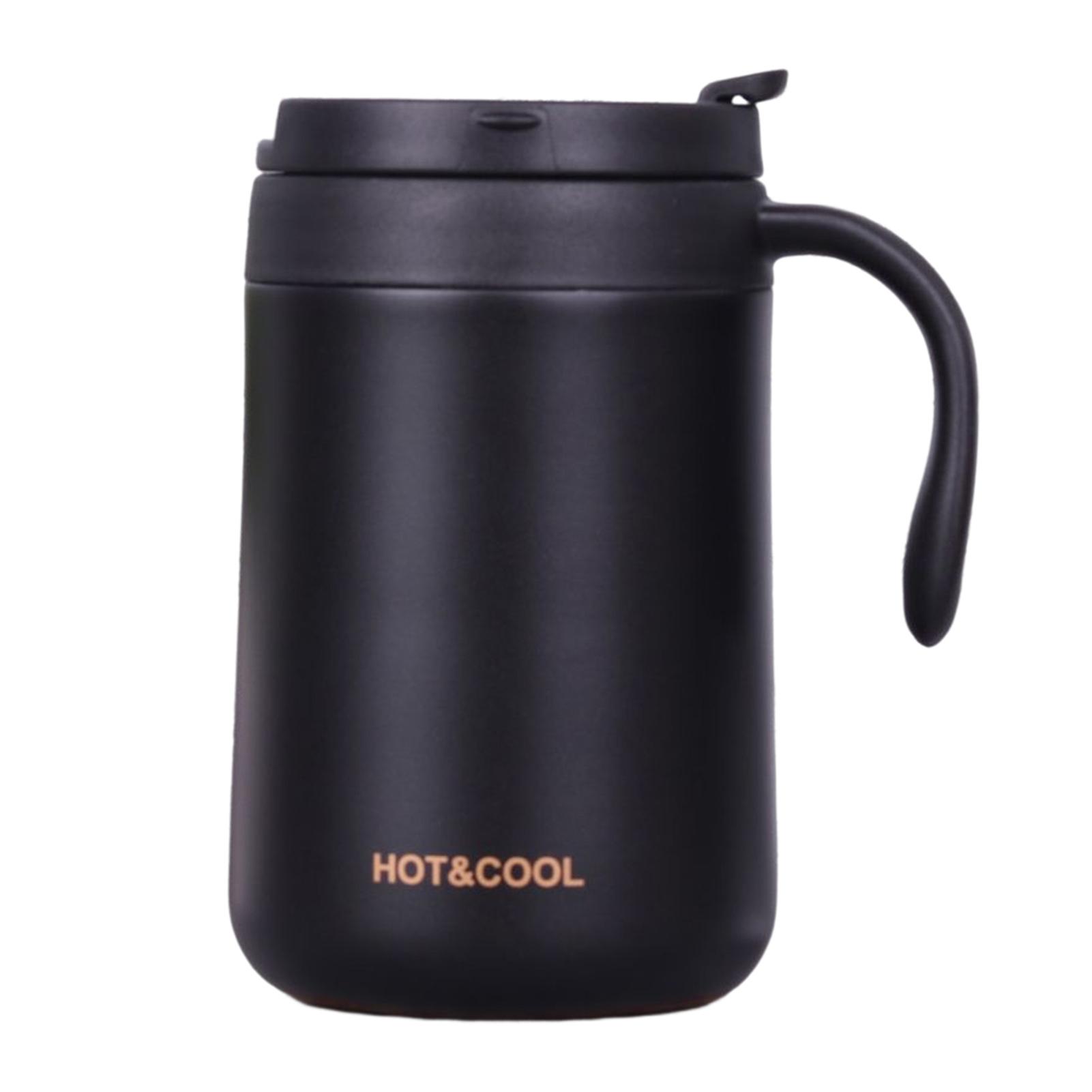 350/500ml Tasse à café en acier inoxydable Thermoses Tasses Chaud Froid Isolé Flacon avec poignée Bureau à domicile