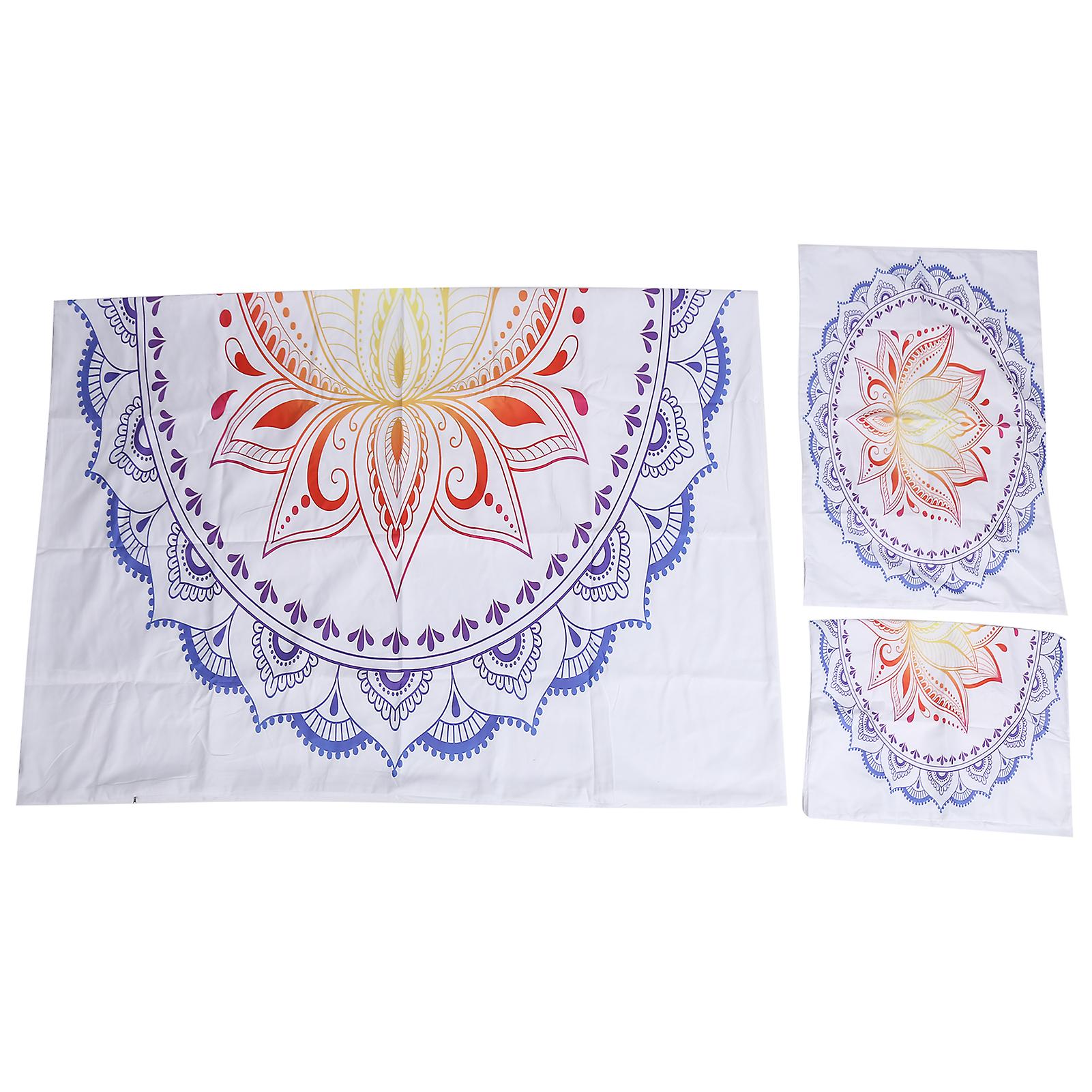 3PCS\/Set Bohemia Style Quilt Cover with Pillowcase Bedding Set for Bedroom Supplies220x260cm
