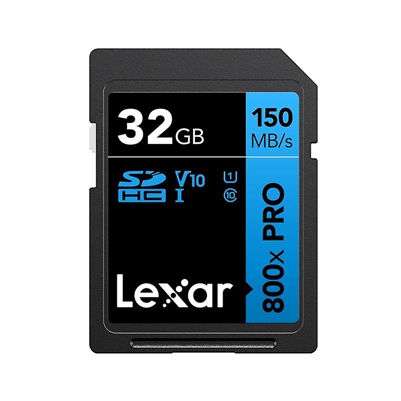 Lexar SD-800X Pro SLR Camera Memory Card, Capacity: 32GB 32GB