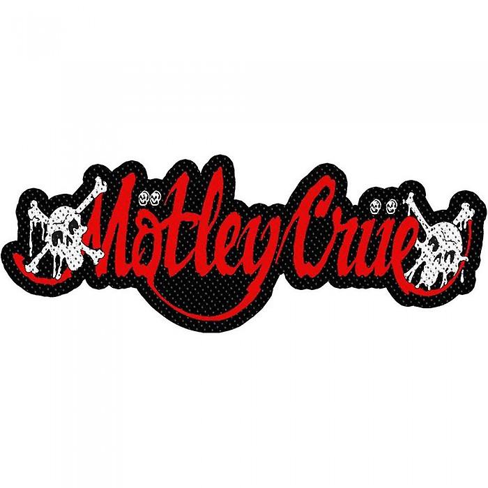 Motley Crue Dr Feelgood Logo Woven Cut Out Patch