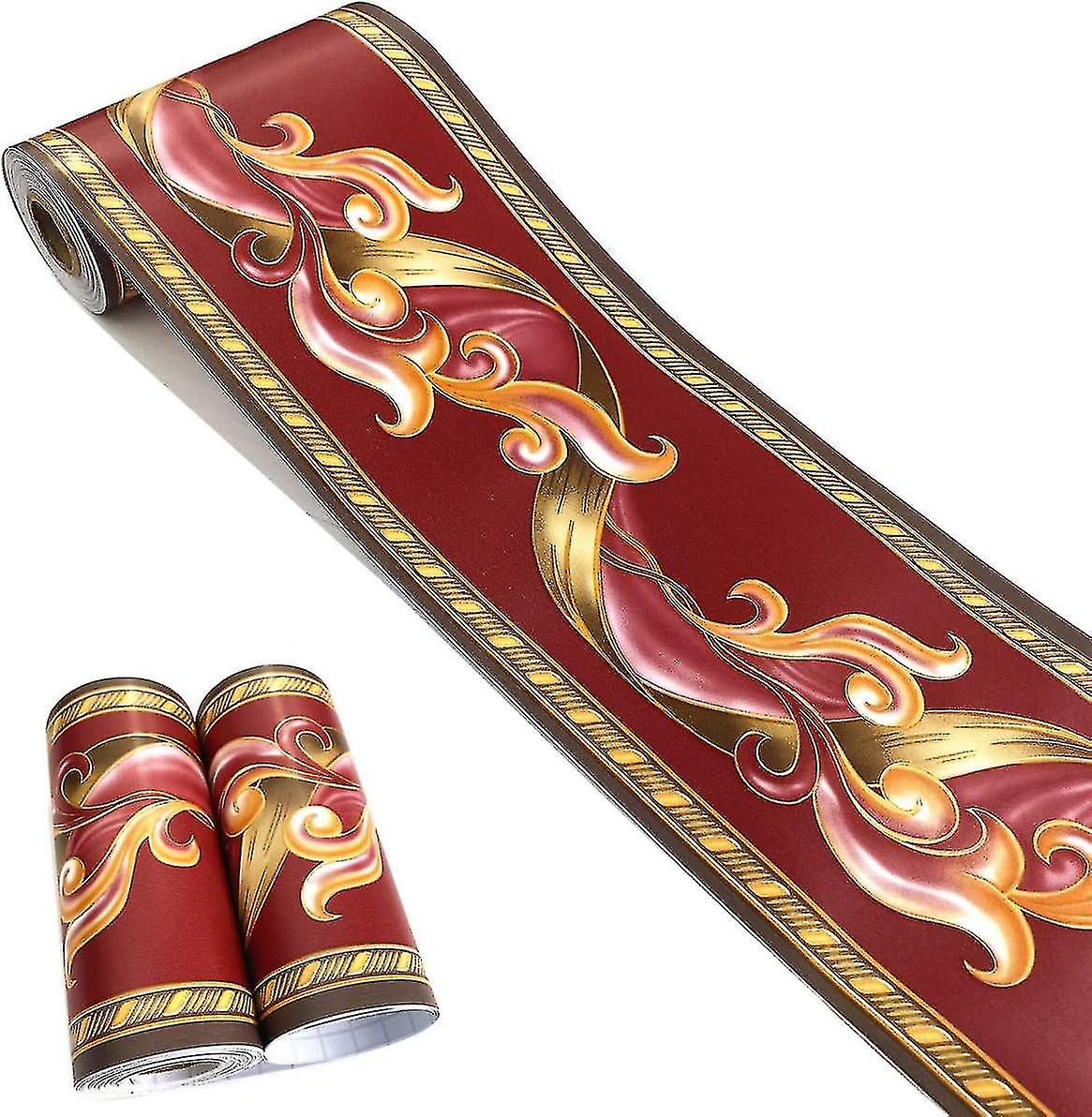 Self Adhesive Wallpaper Border Peel Stick Décoratif Plafond Bordure Chambre Autocollant Moulage Bordure 10cm Par 32.8ft