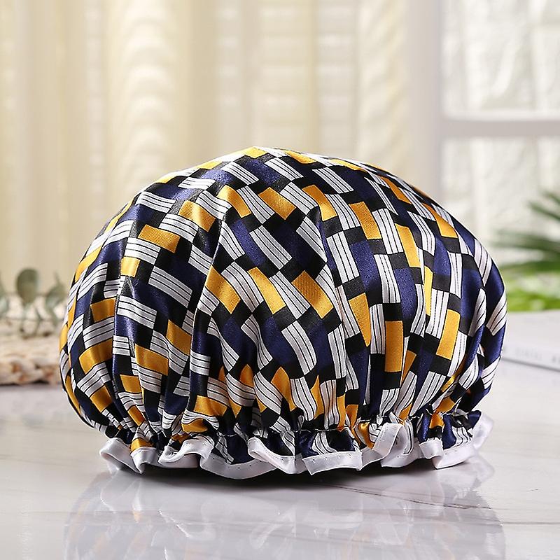 Practical Bathing Shower Hat for Makeup Color4