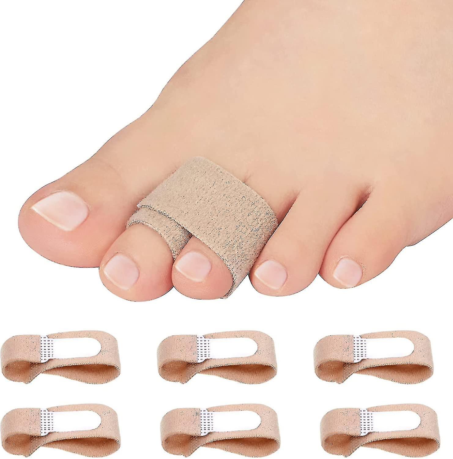 6 Pack Hammer Toe Toe corrector, Toe Protector Toe Separatoare deget de la picior, Toe corrector