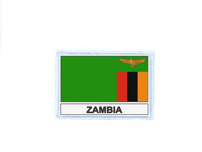 Badge patch badge prints Z zambia flag