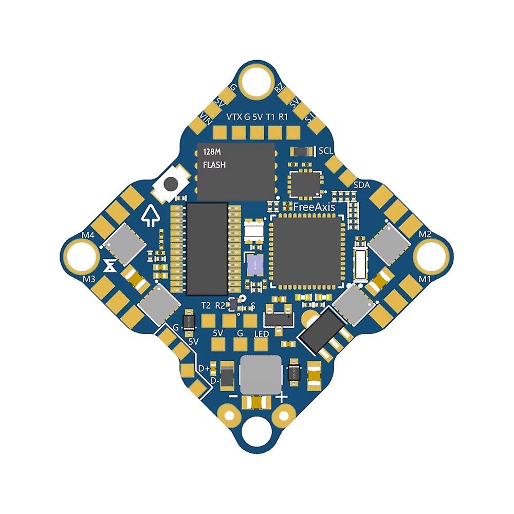 25.5x25.5mm FreeAxis F4 AIO 25A Flight Controller Built-in 4in1 Brushless ESC 2-6S for Toothpick FPV
