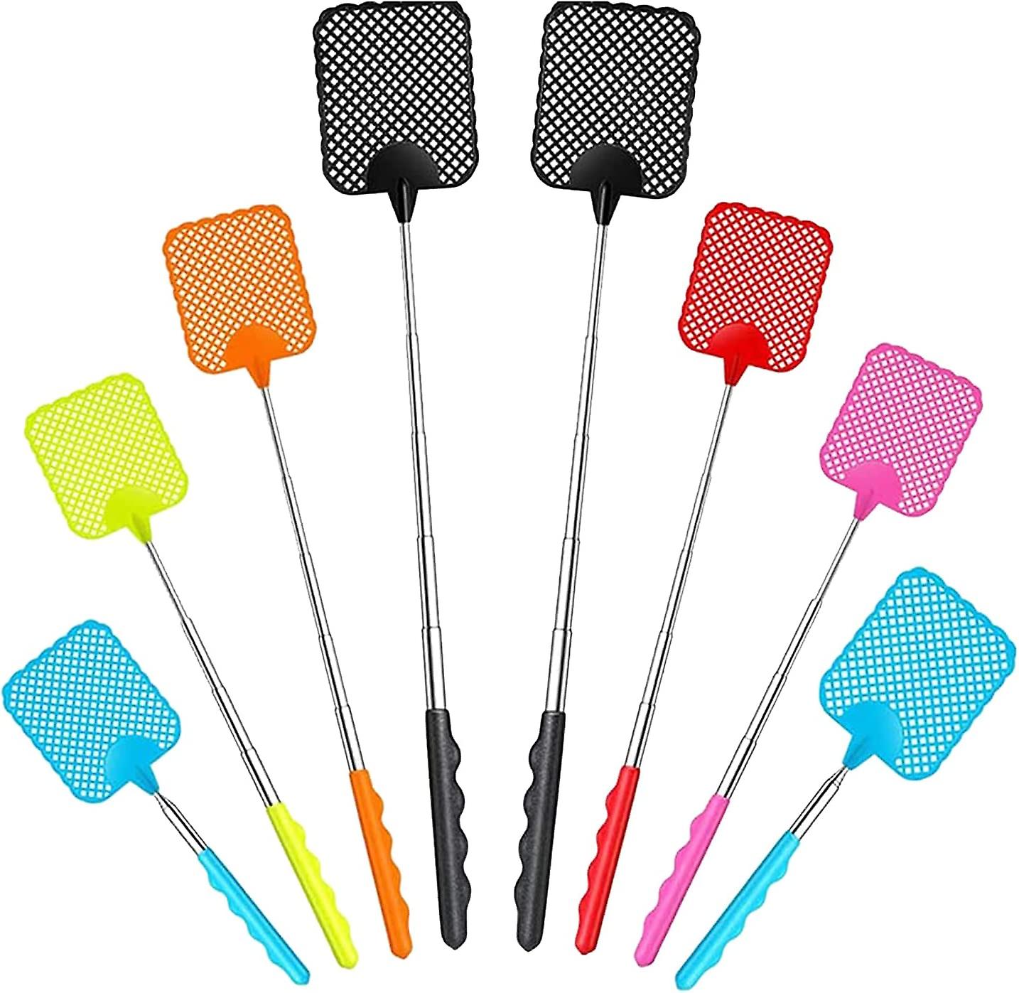 Fly Swatter, Fly Swatter telescópico, Fly Swatter extensible grande, con mango extensible duradero