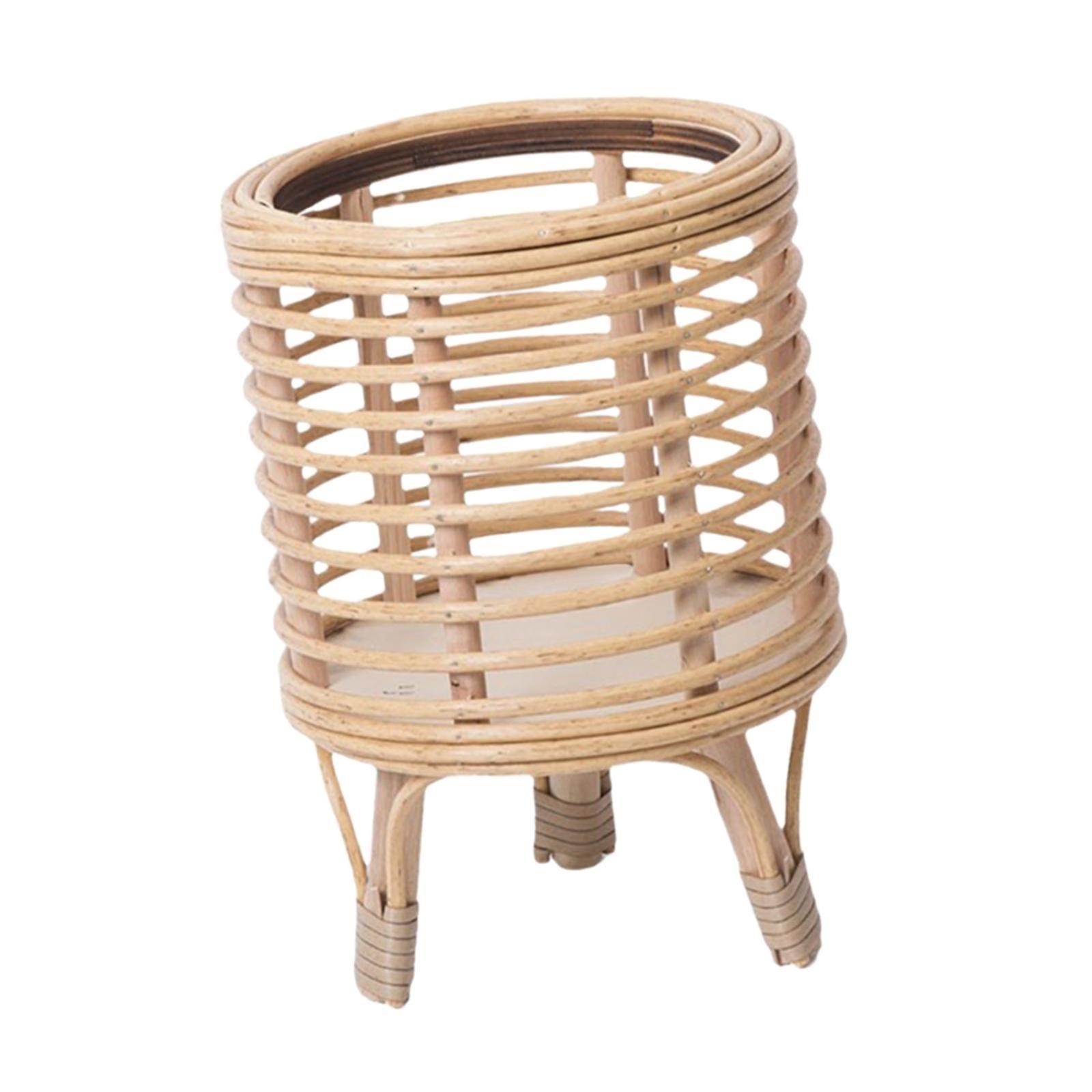 Planteringsställ Korg Trä Blomkruka Rack för inomhus utomhusfest entré 20cmx28.5cm