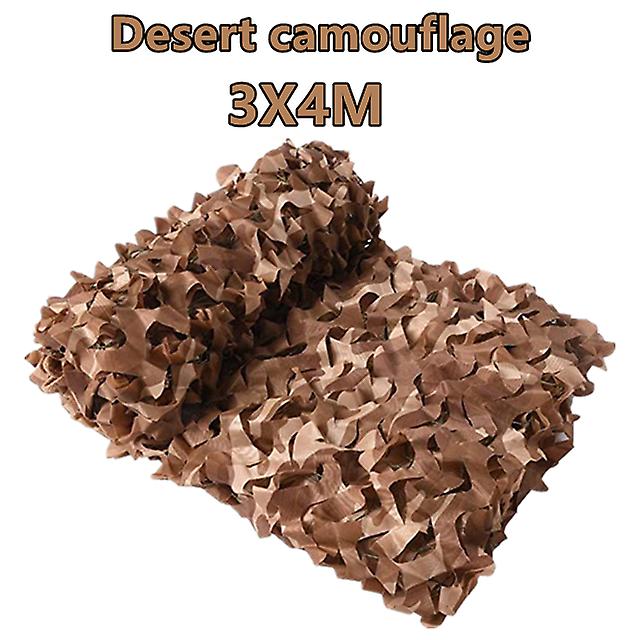 Mj الصحراء العسكرية المقواة التمويه شبكة الرمل البيج 150d أكسفورد القماش، ومناسبة للحديقة المخفية في الهواء الطلق الظل شبكة شرفة