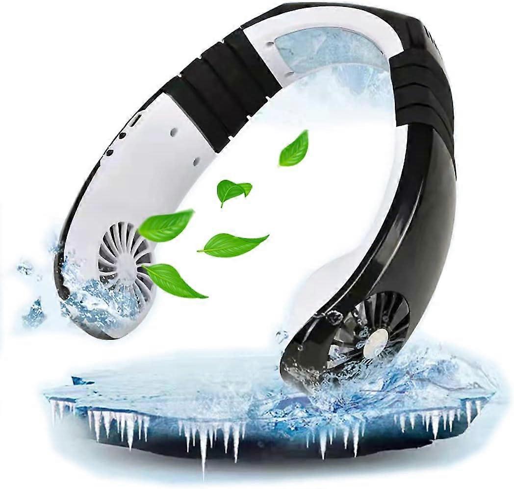 Portable Air Cooler Mini Electric Air Conditioner Neck Cooling Fan