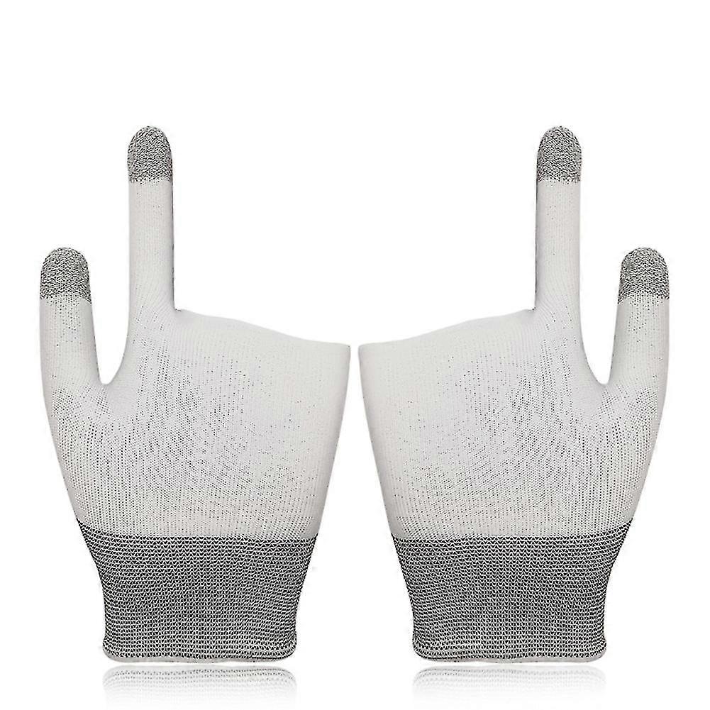 1pair Finger Gloves Game Controller For Pubg Genshin Anti Slip Sensitive Touch Screen Sleeves
