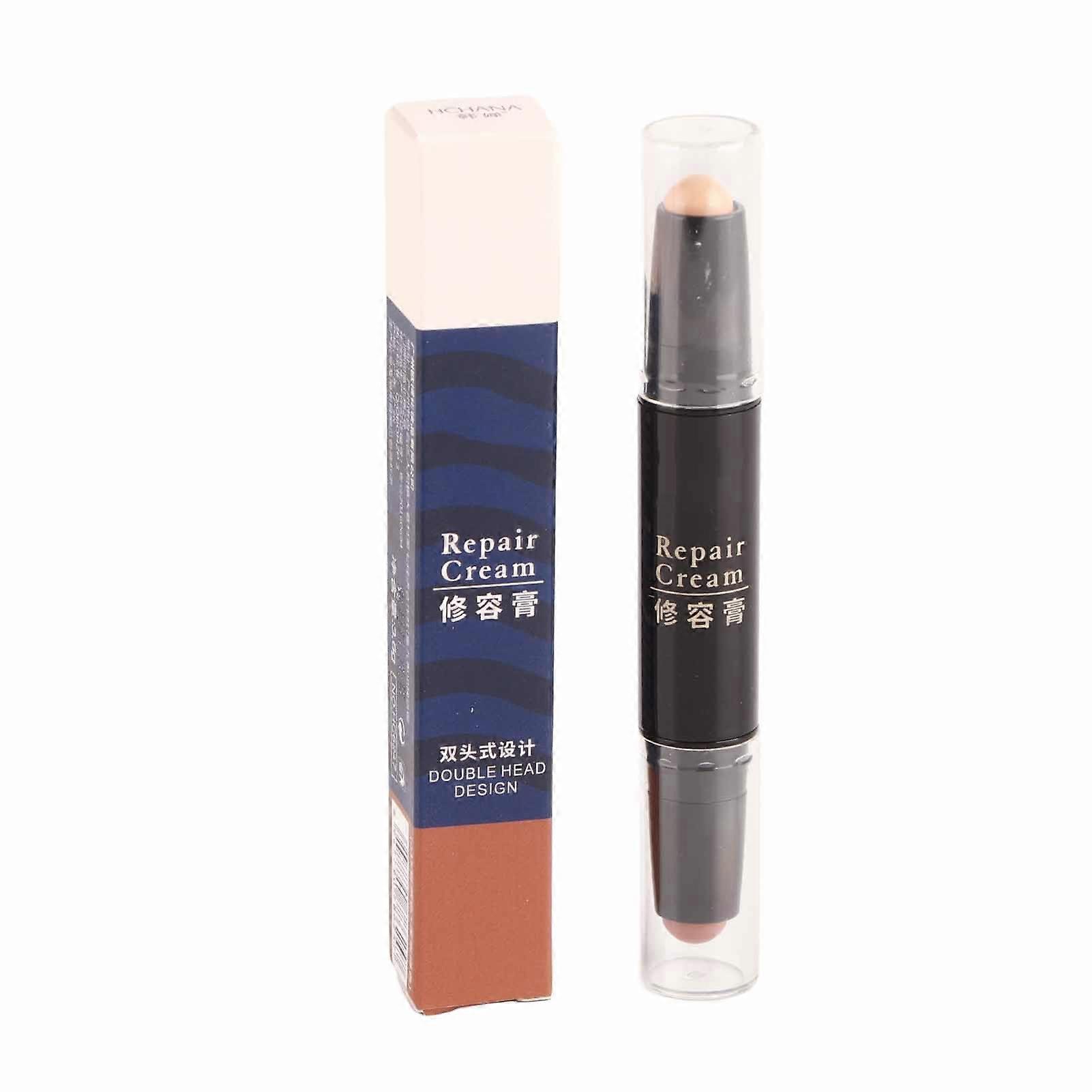 Highlighter Stick Double Ended Waterproof Brightener Highlighter Makeup Contouring Stick Type 1