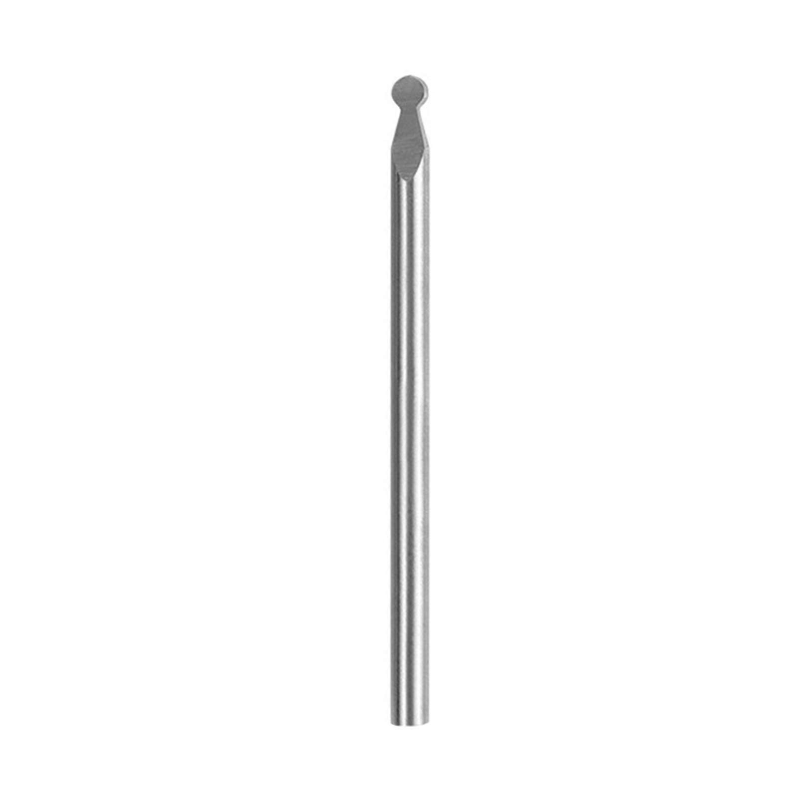 Wood Carving Bit Steel 3mm Round Shank Woodworking Hand Tool Wood Router Bit Head Wide 3mm
