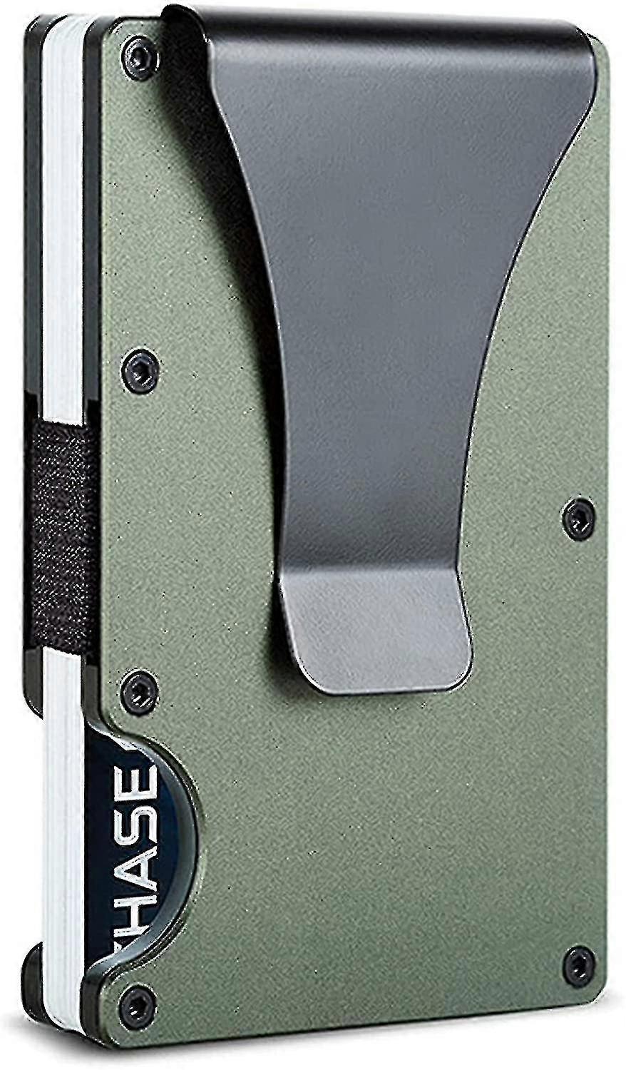 Billetera de metal minimalista con clip de dinero Soporte de