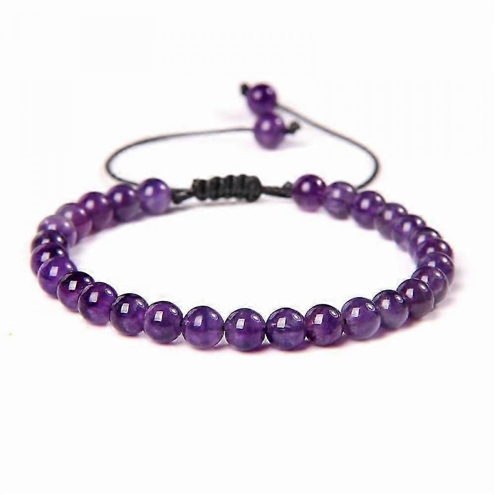 Bracelet-Amethyst - Royal Purple Allure