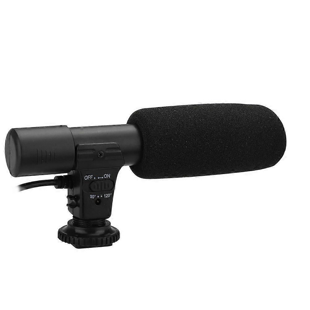 Camera Microphone Interview Microphone Compatible with Camera DV Camcorder Electric Directional Condenser Microphone
