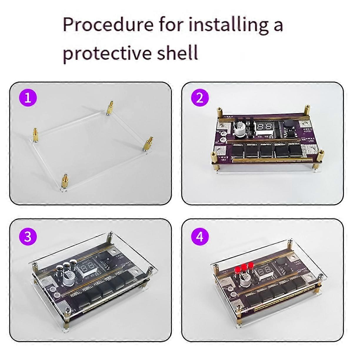 Mini Spot Welder 99 Gear Adjustable DIY Spot Welder Spot Welder Control Board with Transparent Case