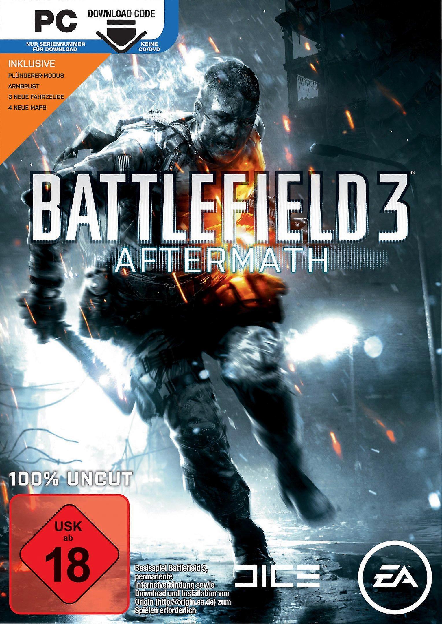 Battlefield 3 Aftermath (Download Code) [German Version] - PC CD - New & Sealed