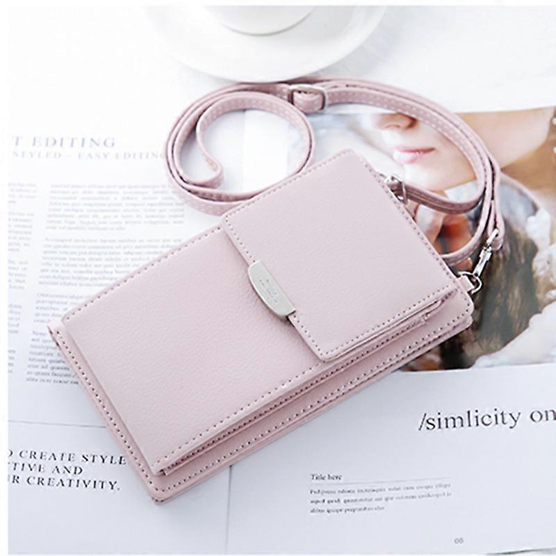 new women's long mobile phone bag large-capacity banknotes student oblique cross wallet tide money clip