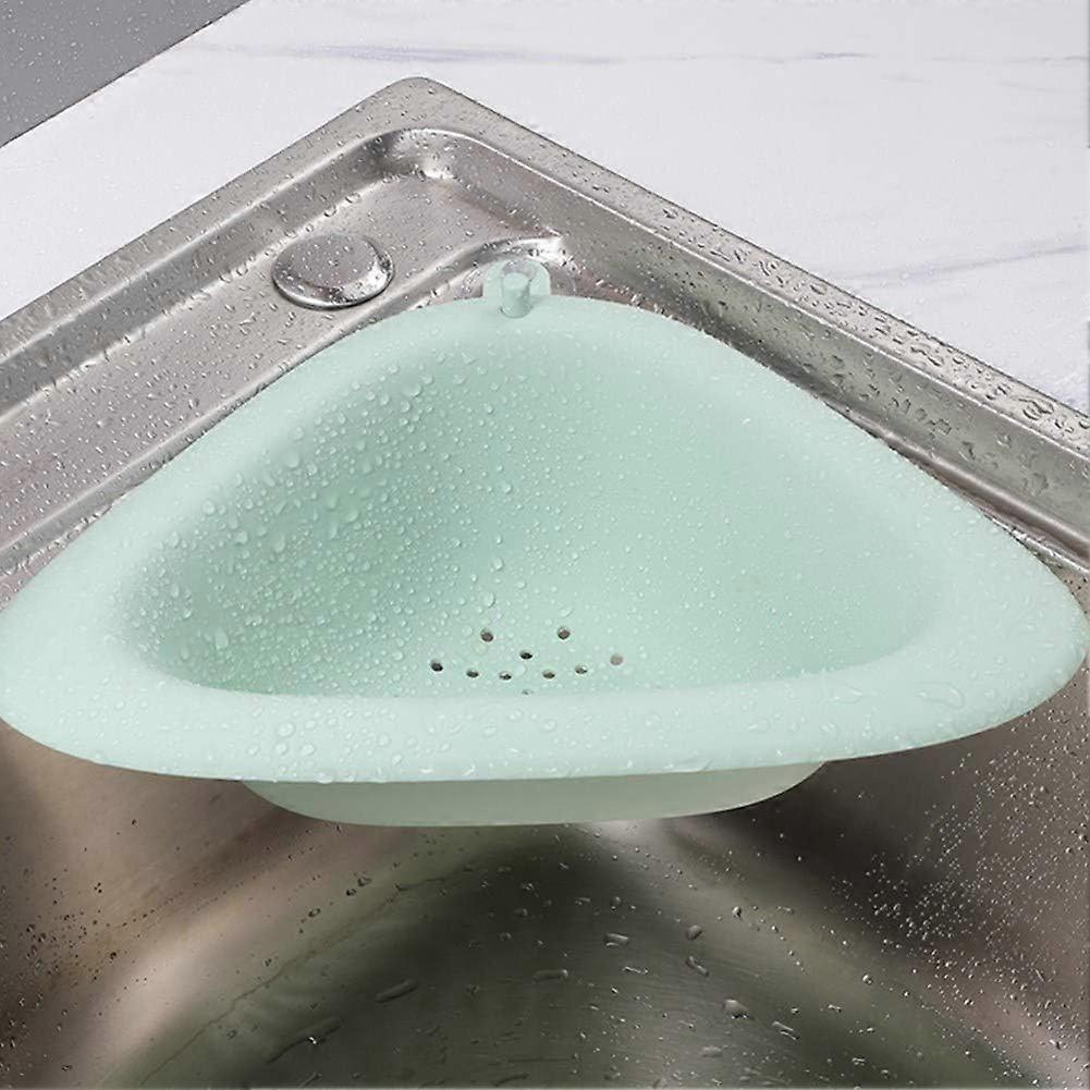 Sink Filter Pan Triangular Storage Rack Colander Colander Place on Sink Caddy Desk Organizer for Kitchen & Bathroom