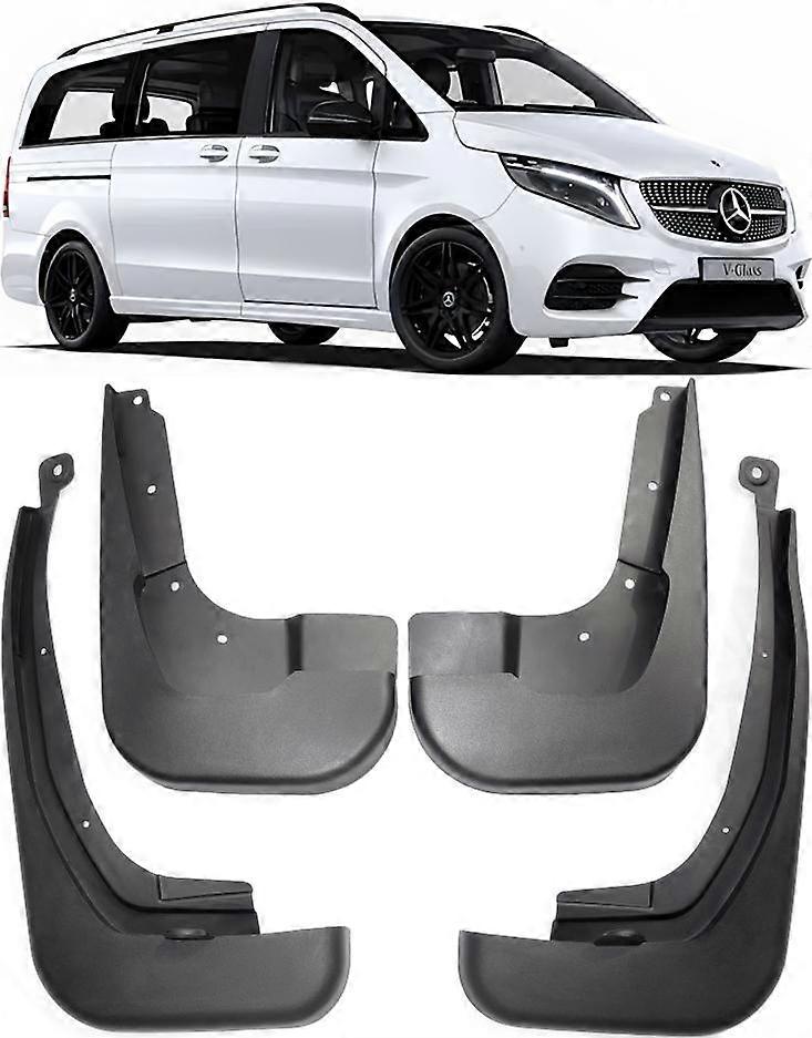 Genuine Set Of 4 Splash Guards Mud Flaps For Mercedes-Benz B Class W246 (2016-2019) | Made In Spain