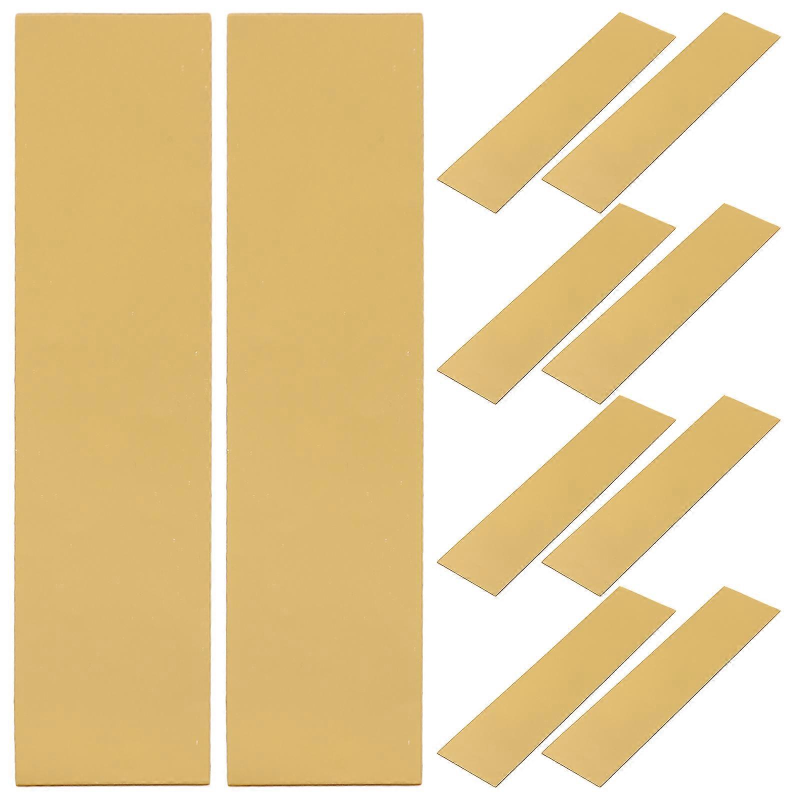 10Pcs Mirror Surface Trim Peel and Stick Trim Wall Tile Trim for Molding Tile Edge Ceiling Wall Corner