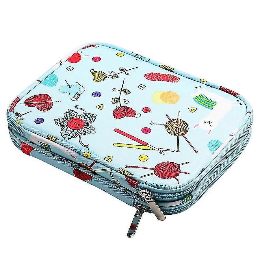 Empty Knitting Needles Case Travel Storage Organizer Storage Bag