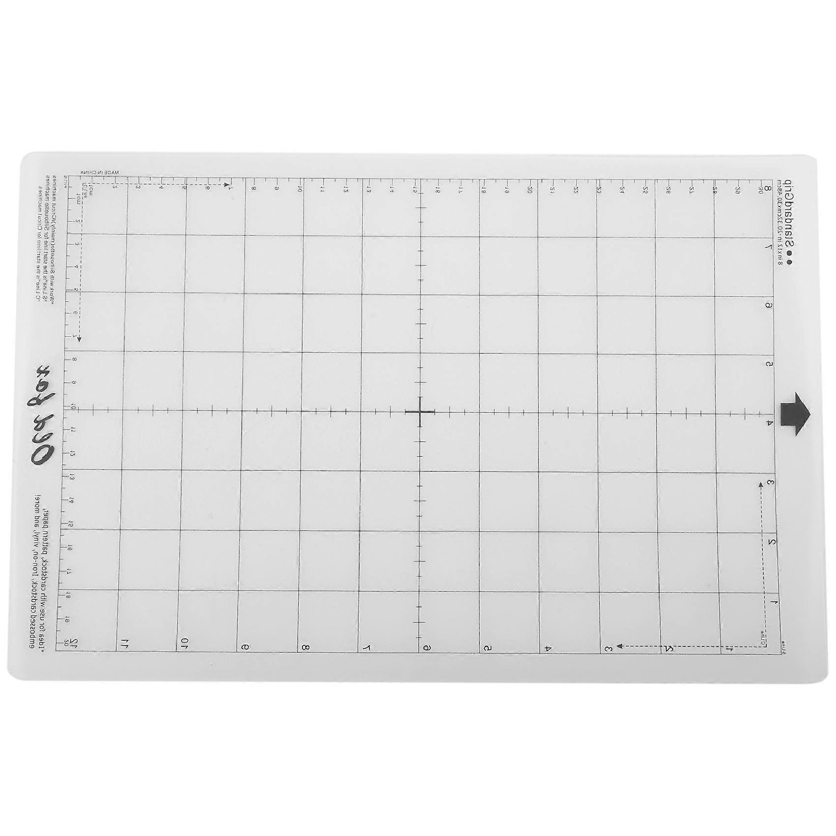 3Pcs Replacement Cutting Mat Adhesive Mat with Measuring Grid 8 By 12-Inch for Cameo Explore Plotte
