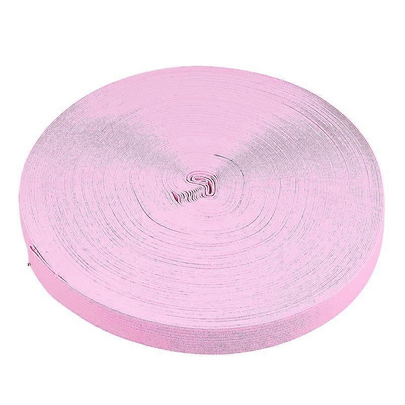 1 roll sewing elastic band 40m length knit stretch band spool stretchy waistband elastic band for home store (pink)