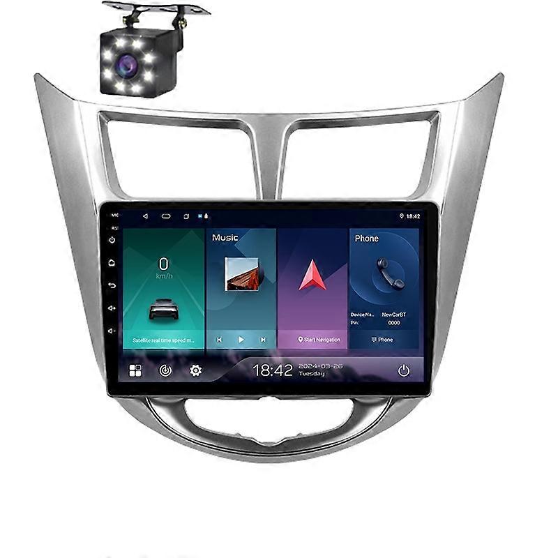 Car Radio Android For Hyundai Solaris Verna Accent 1 2010-2016 Auto Multimedia Stereo GPS