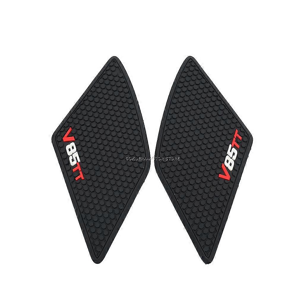 עבור Moto Guzzi V85tt V85 Tt אופנוע אביזרי החלקה צד דלק טנק מדבקות משטח גומי מדבקה