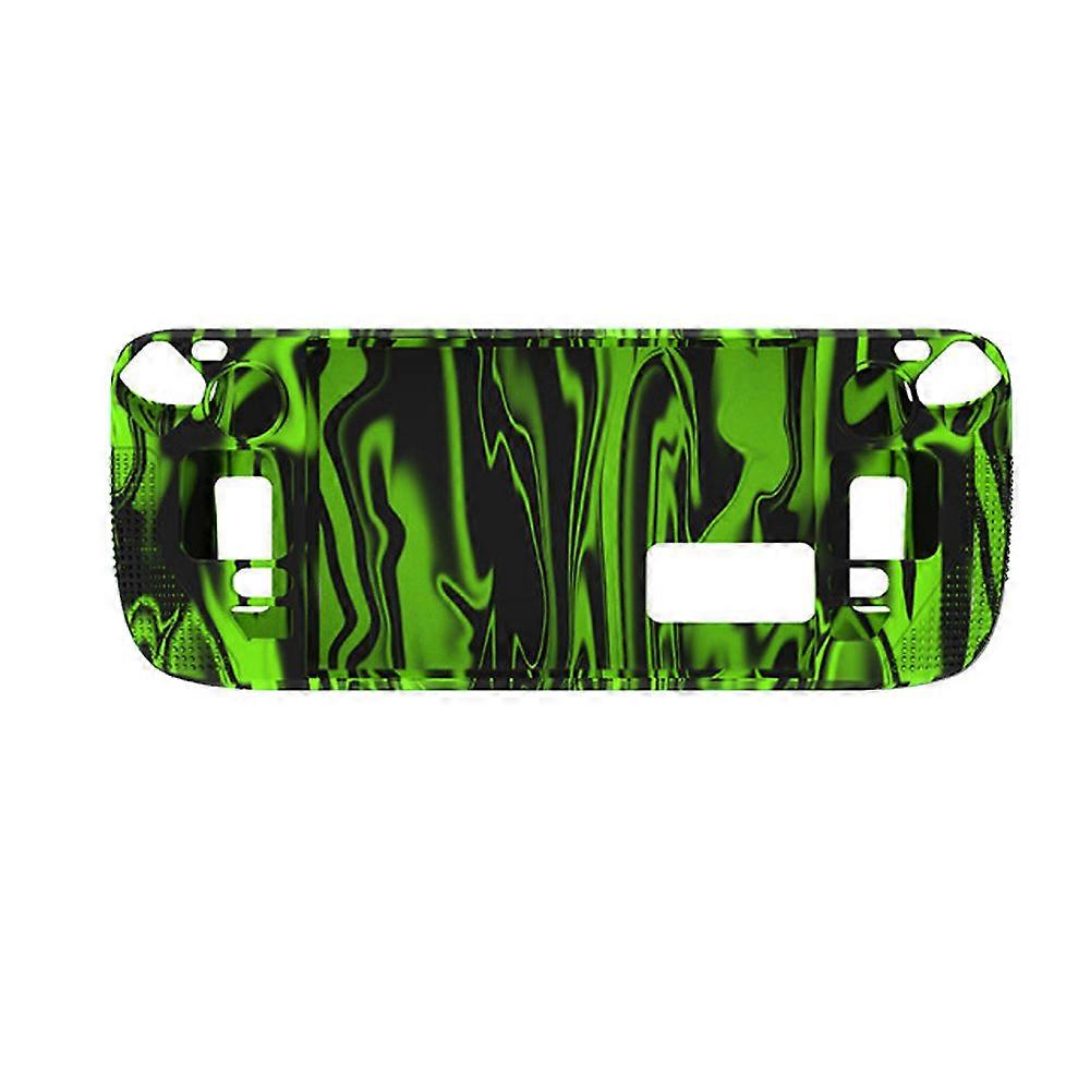 For Steam Deck Anti-slip Particles Game Console Silicone Protective Cover for Steam Deck Protective Case Shell