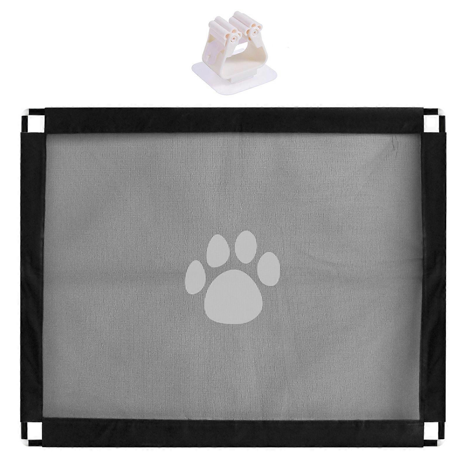 Puppy Gate Dog Paw Pattern Isolation ABS Pet Safety Fence Mesh for Home