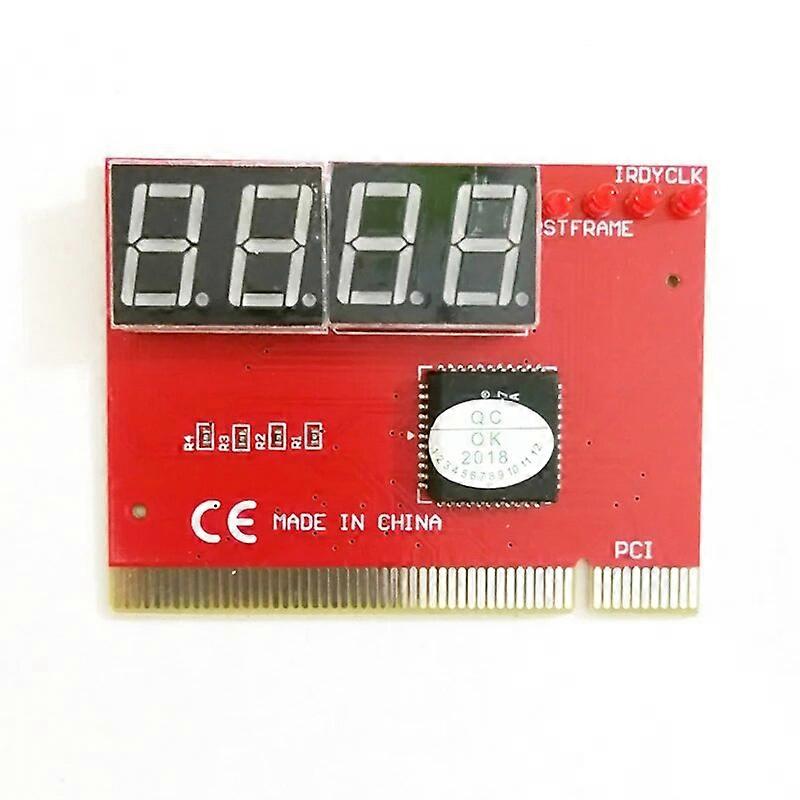 Computer PCI POST-kaart Moederbord LED 4-cijferige diagnostische pc-analysator Test POST-kaarten Plastic Metaal Hoge Stabiliteit Express-kaart