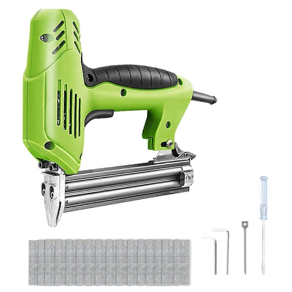 Capsator electric de unghii Stapler Stapler Tool Kit Accesorii pentru scule de prelucrare a lemnului F30 Cui drept EU Plug